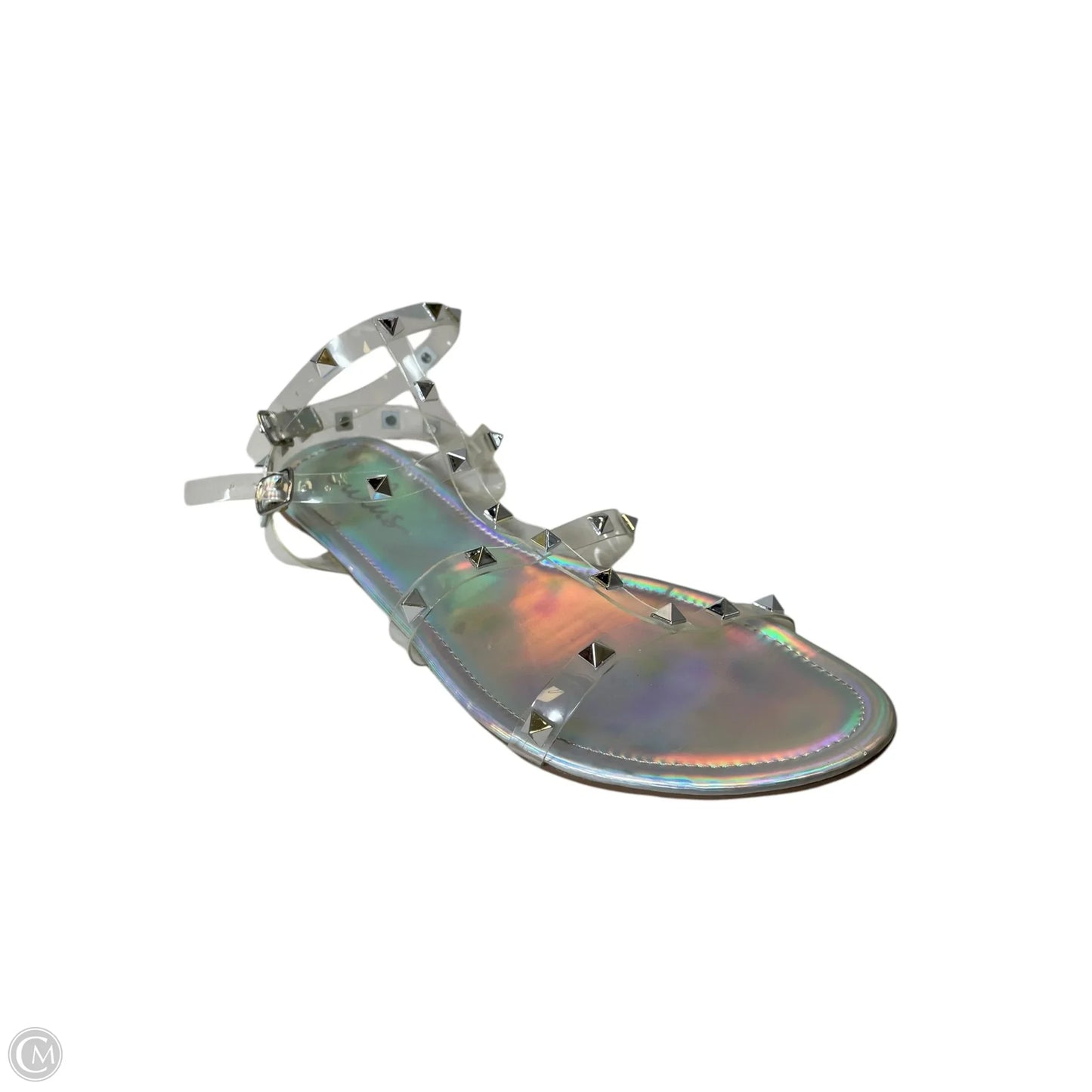 Sandals Flats By Lulus In Clear, Size: 8.5