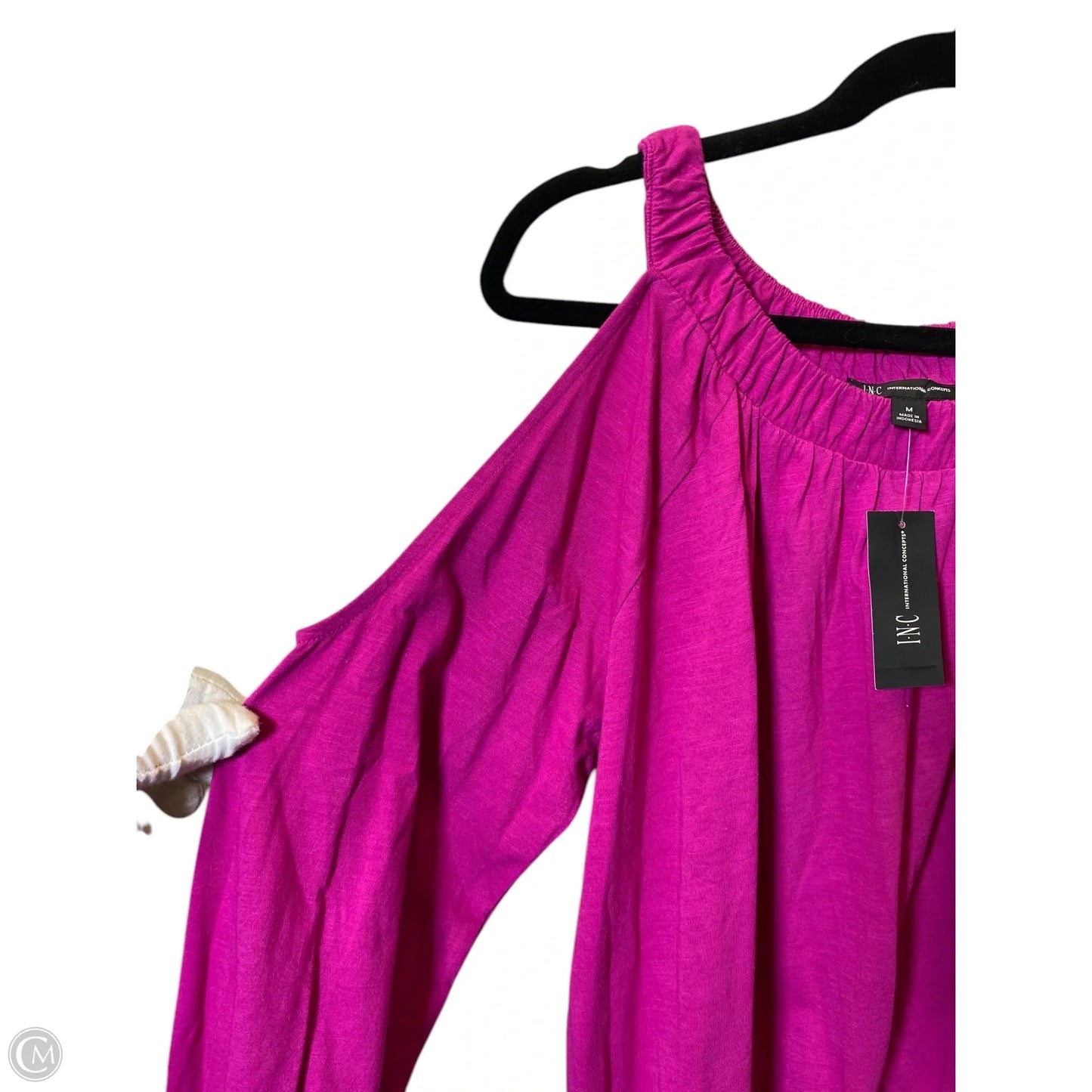 Top Long Sleeve By International Concepts In Mauve, Size: M