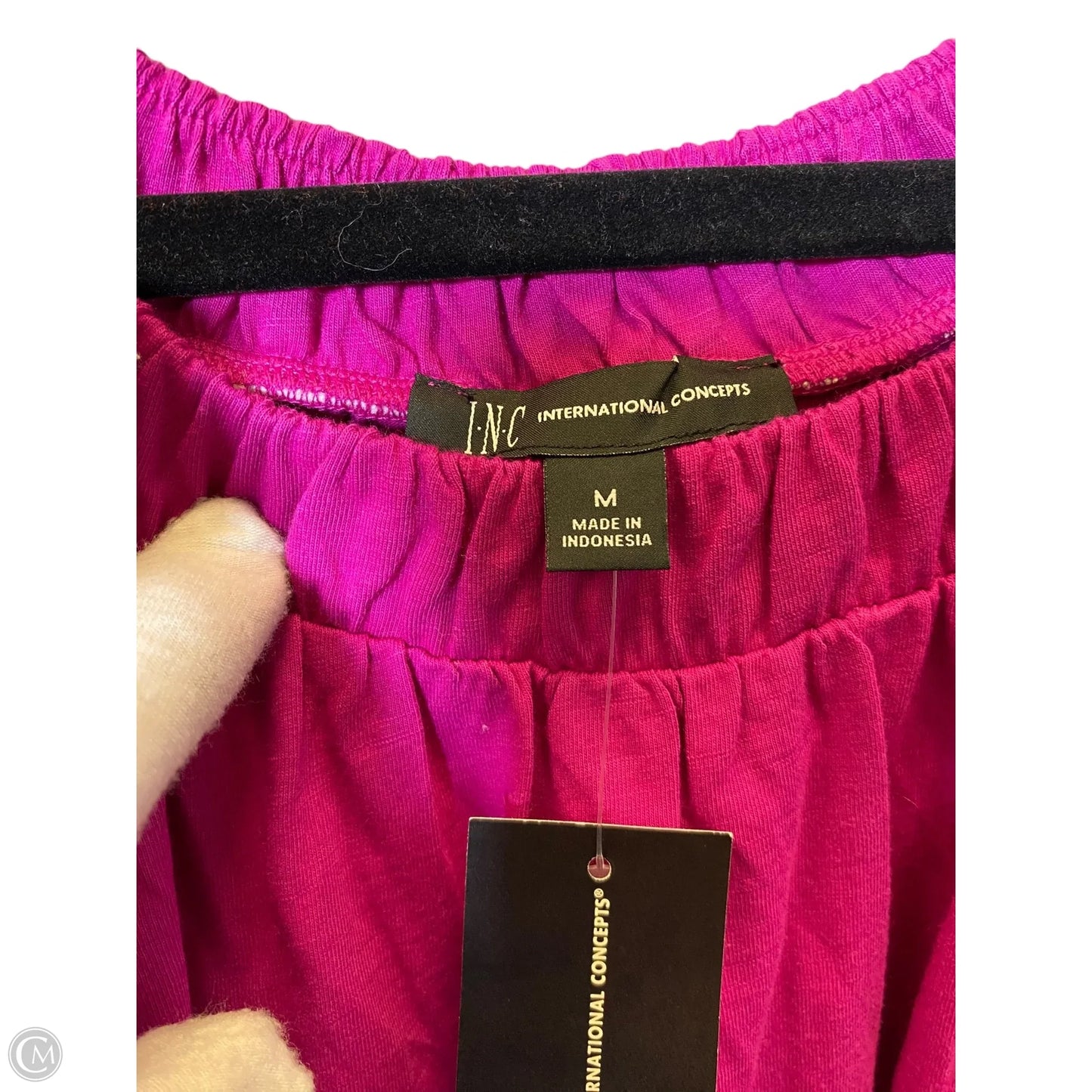 Top Long Sleeve By International Concepts In Mauve, Size: M