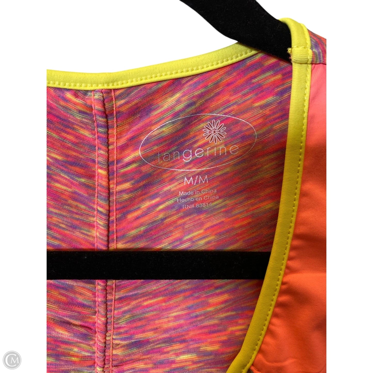 Athletic Tank Top By Tangerine In Orange, Size: M