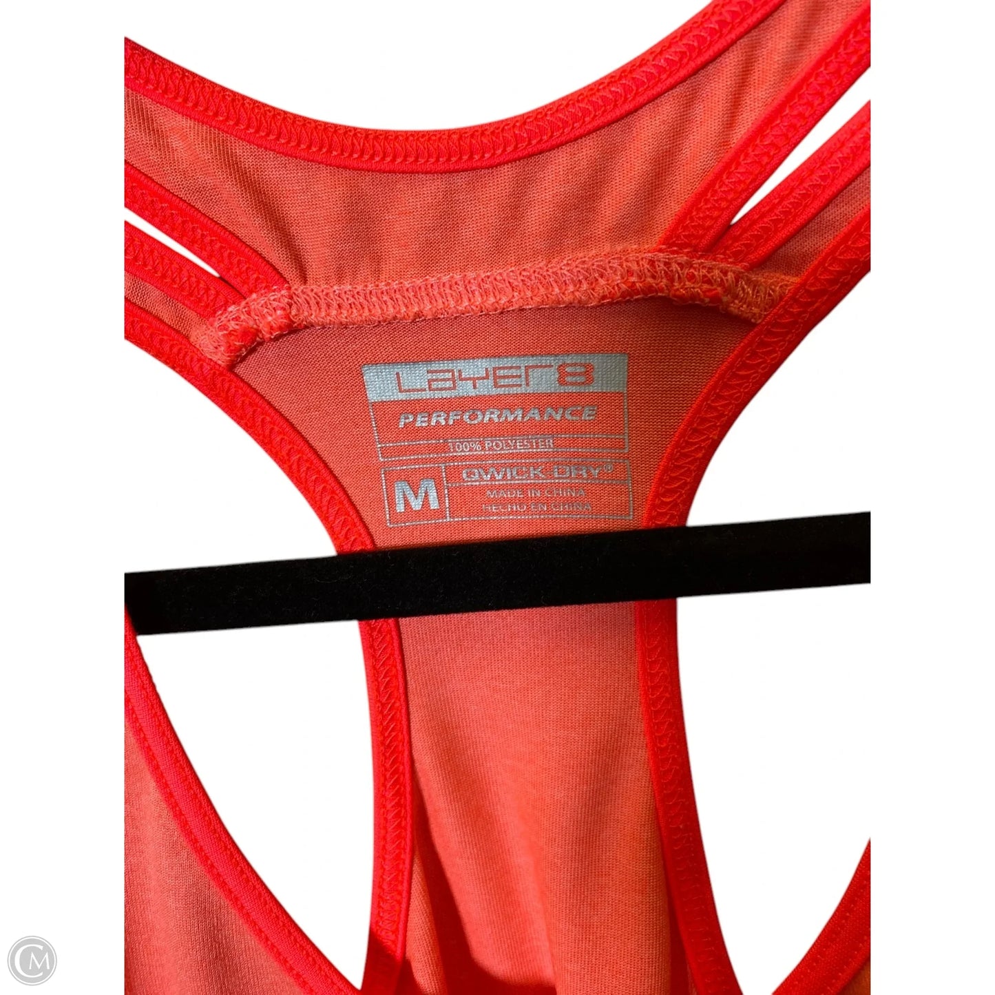 Athletic Tank Top By Layer 8 In Orange, Size: M