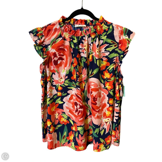 Top Sleeveless By Cmc In Multi-colored, Size: 1x