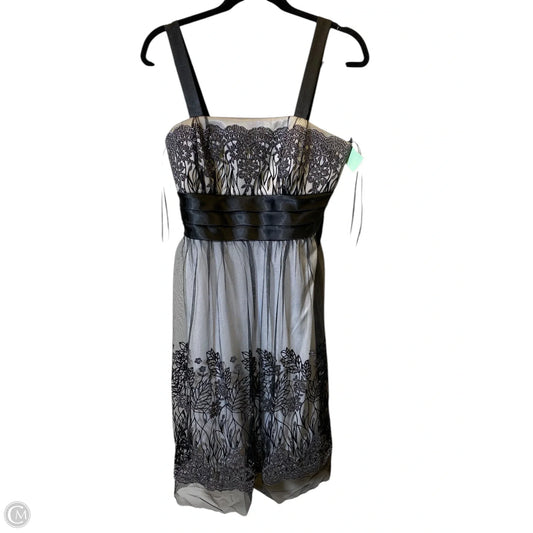 Dress Party Midi By Dressbarn In Black & White, Size: 10