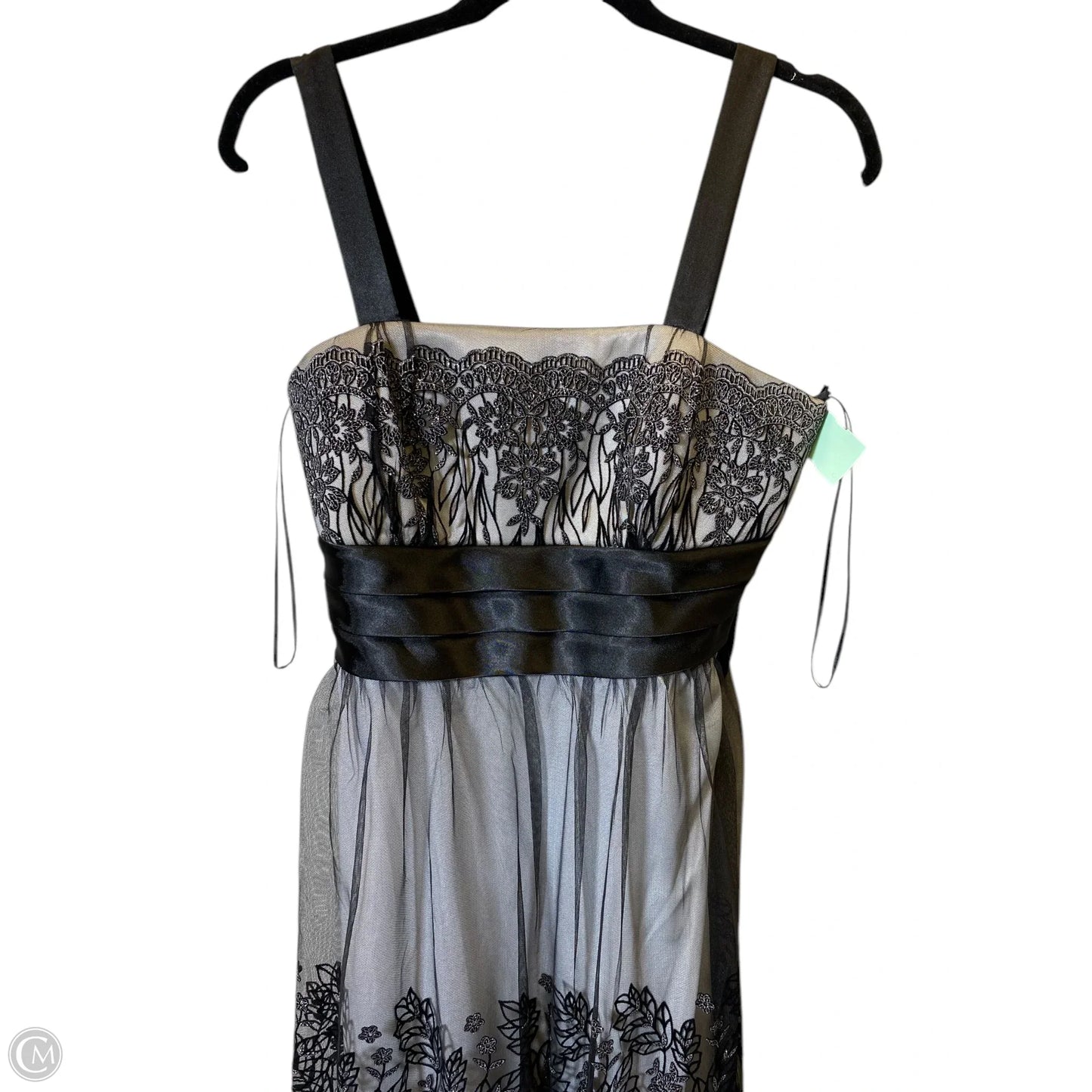 Dress Party Midi By Dressbarn In Black & White, Size: 10