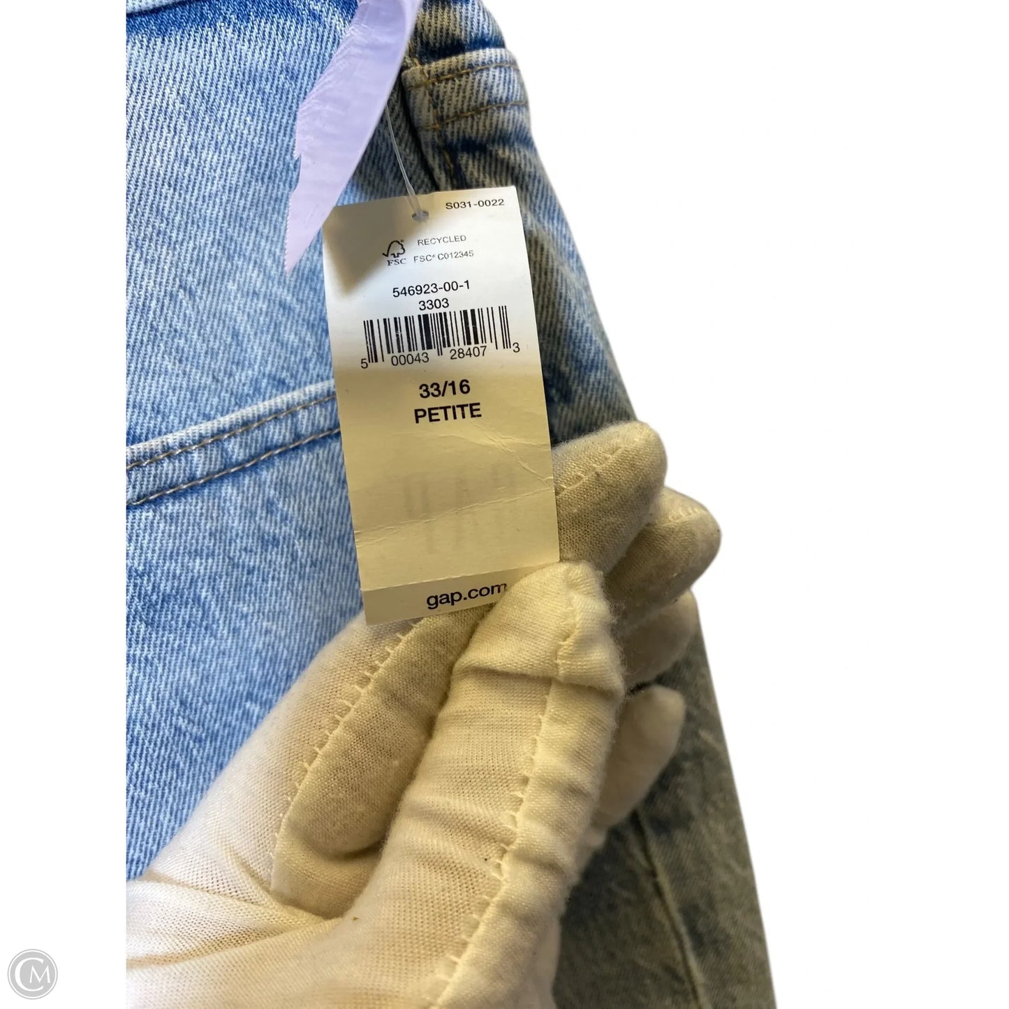 Jeans Straight By Gap In Blue, Size: 16
