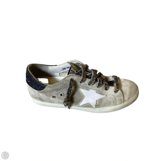 Shoes Luxury Designer By Golden Goose In Grey, Size: 38