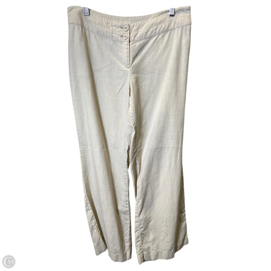 Pants Linen By J. Jill In Tan, Size: 10