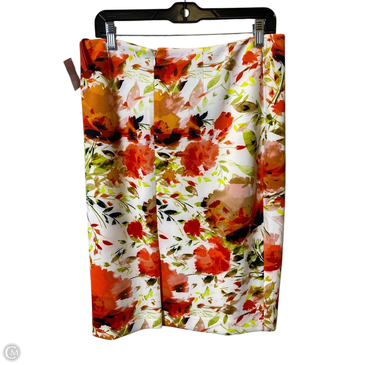 Skirt Midi By Jones Studio In Floral Print, Size: 8