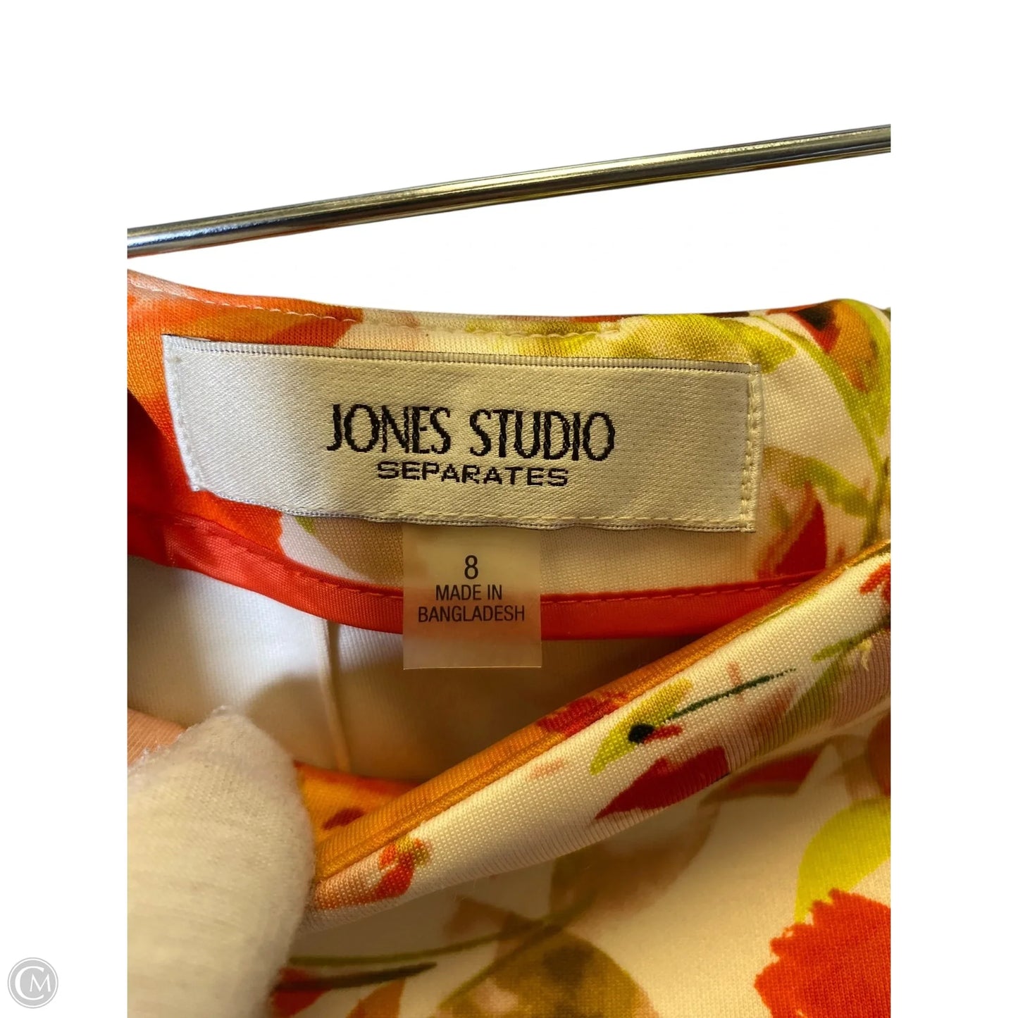 Skirt Midi By Jones Studio In Floral Print, Size: 8