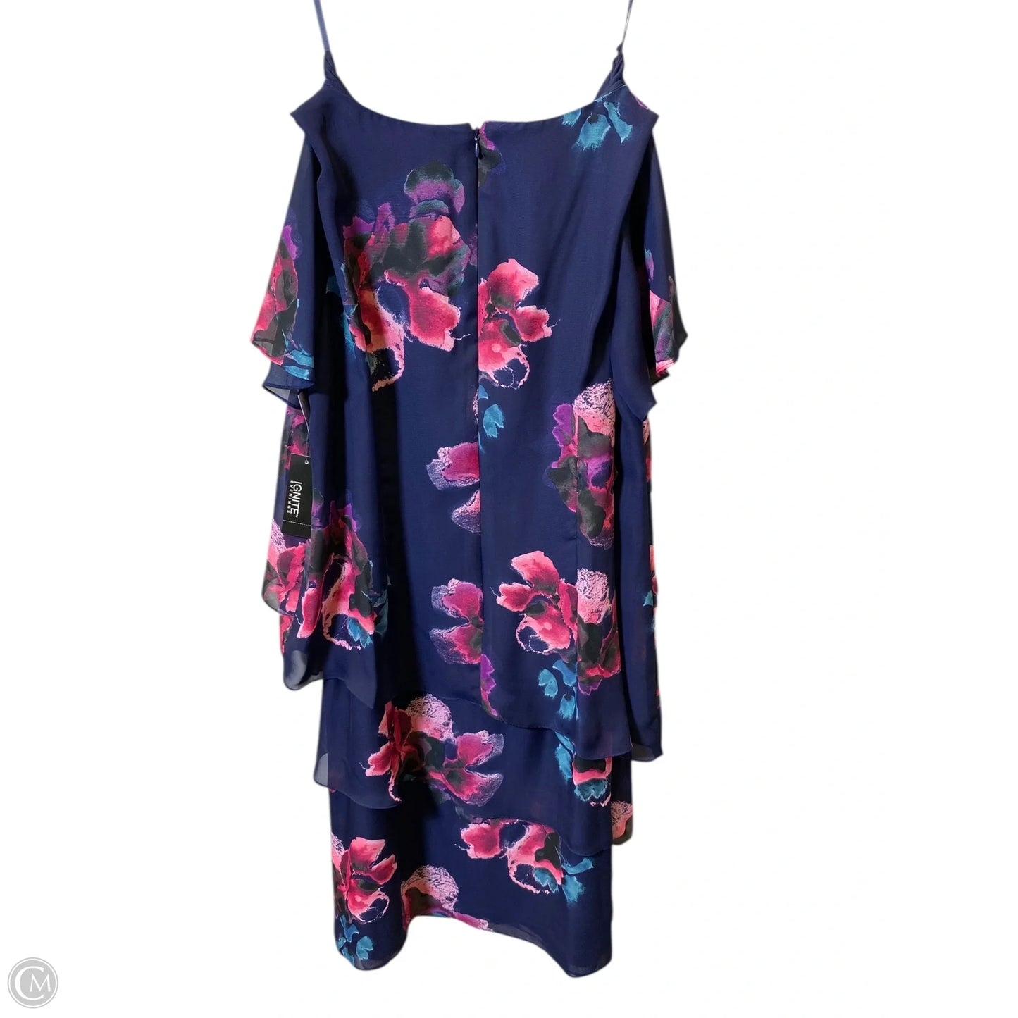 Dress Casual Midi By Cmc In Multi-colored, Size: 16