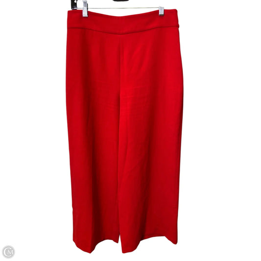 Pants Wide Leg By Zara In Red, Size: L
