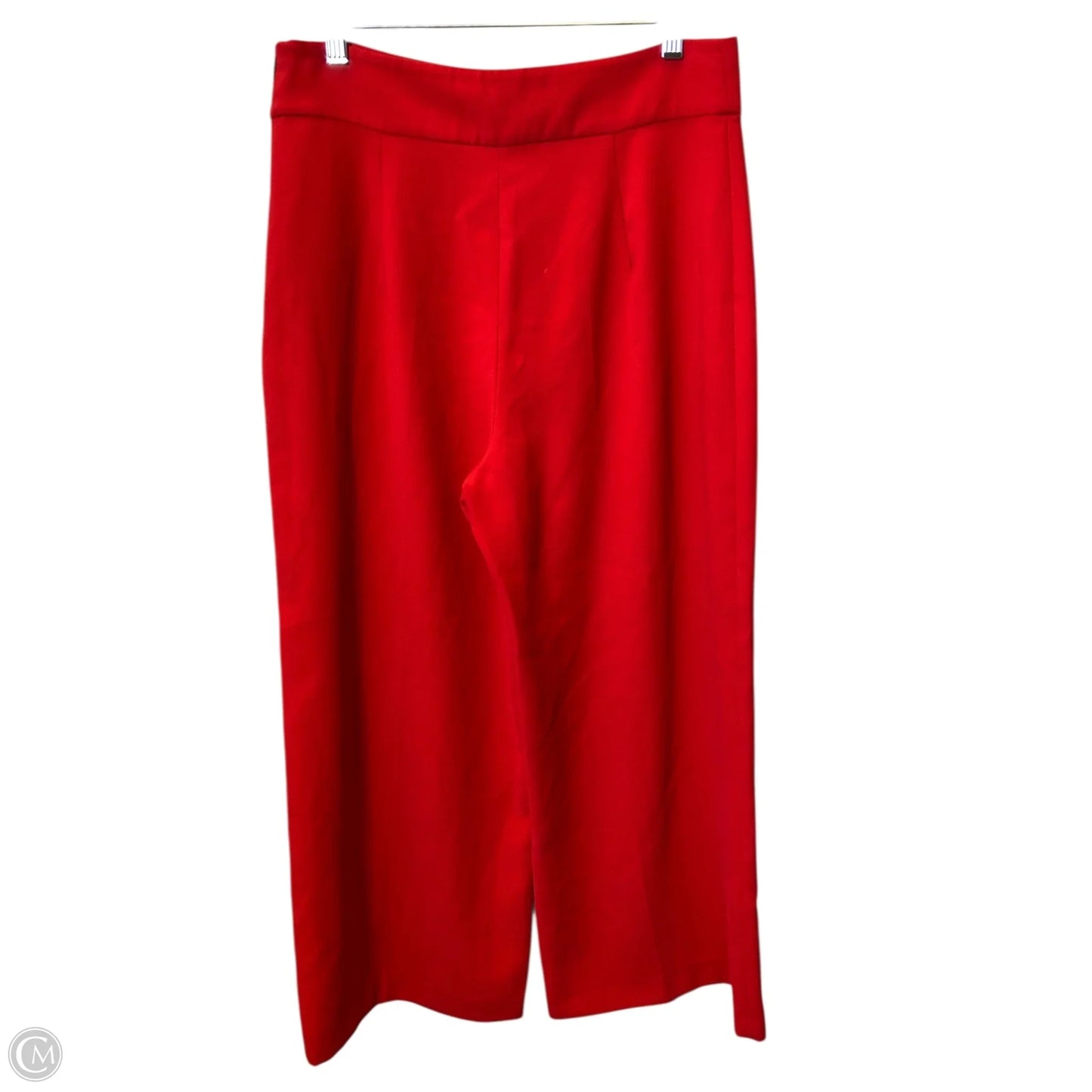 Pants Wide Leg By Zara In Red, Size: L