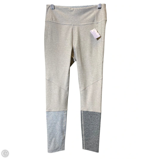Athletic Leggings By Outdoor Voices In Grey & Tan, Size: S
