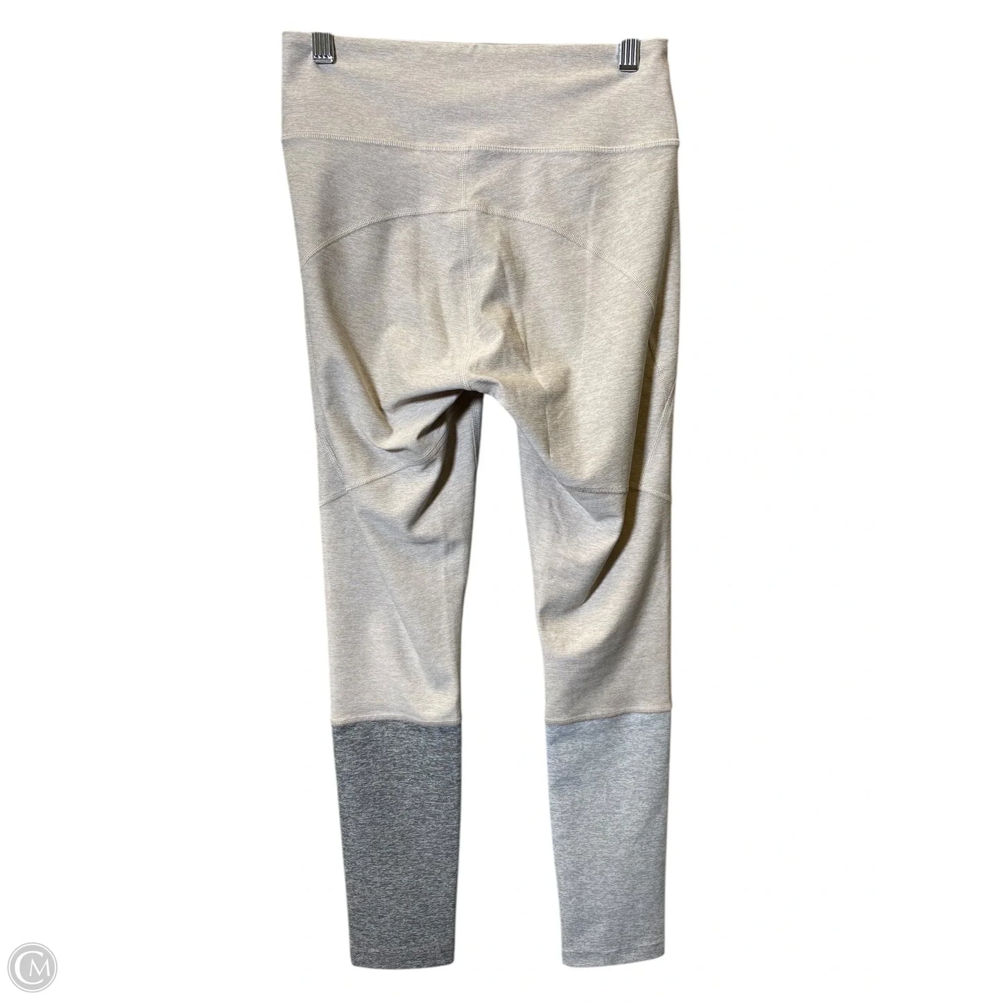 Athletic Leggings By Outdoor Voices In Grey & Tan, Size: S