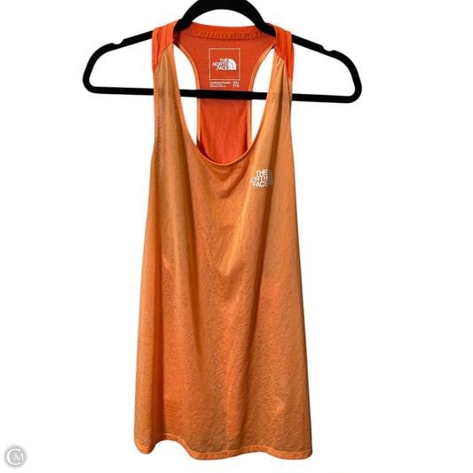 Athletic Tank Top By The North Face In Orange, Size: Xxl