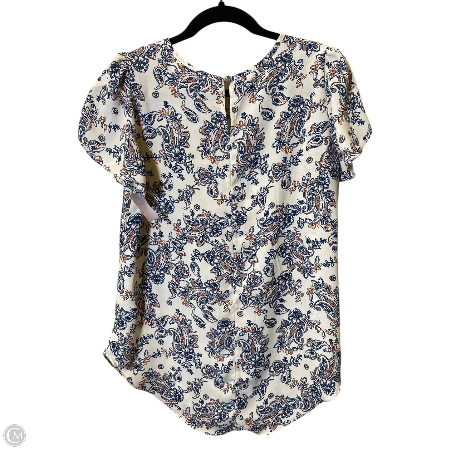 Top Short Sleeve By Cato In Multi-colored, Size: S