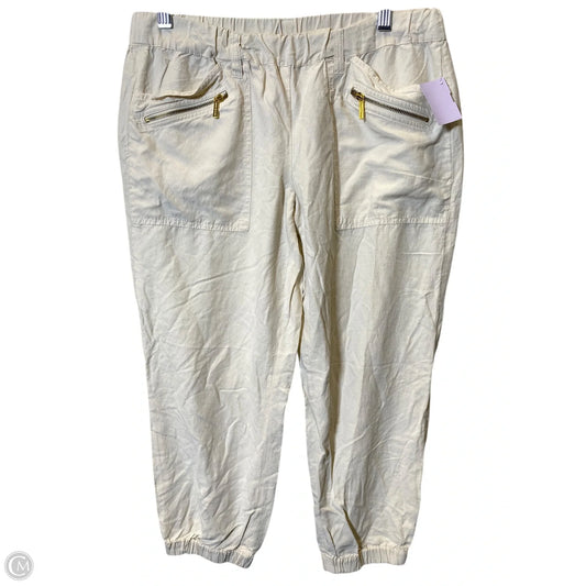 Pants Cropped By Michael By Michael Kors In Cream, Size: 6