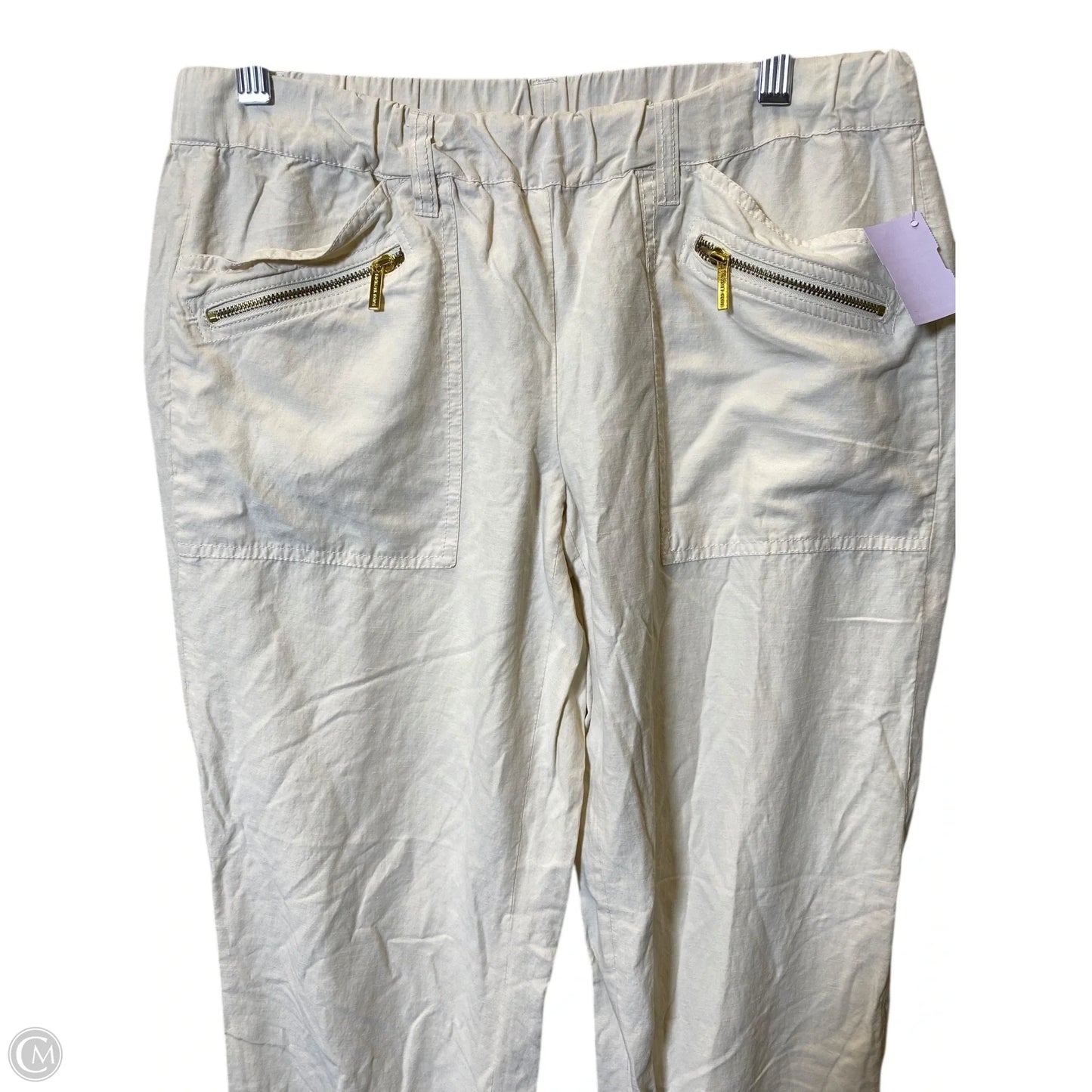 Pants Cropped By Michael By Michael Kors In Cream, Size: 6
