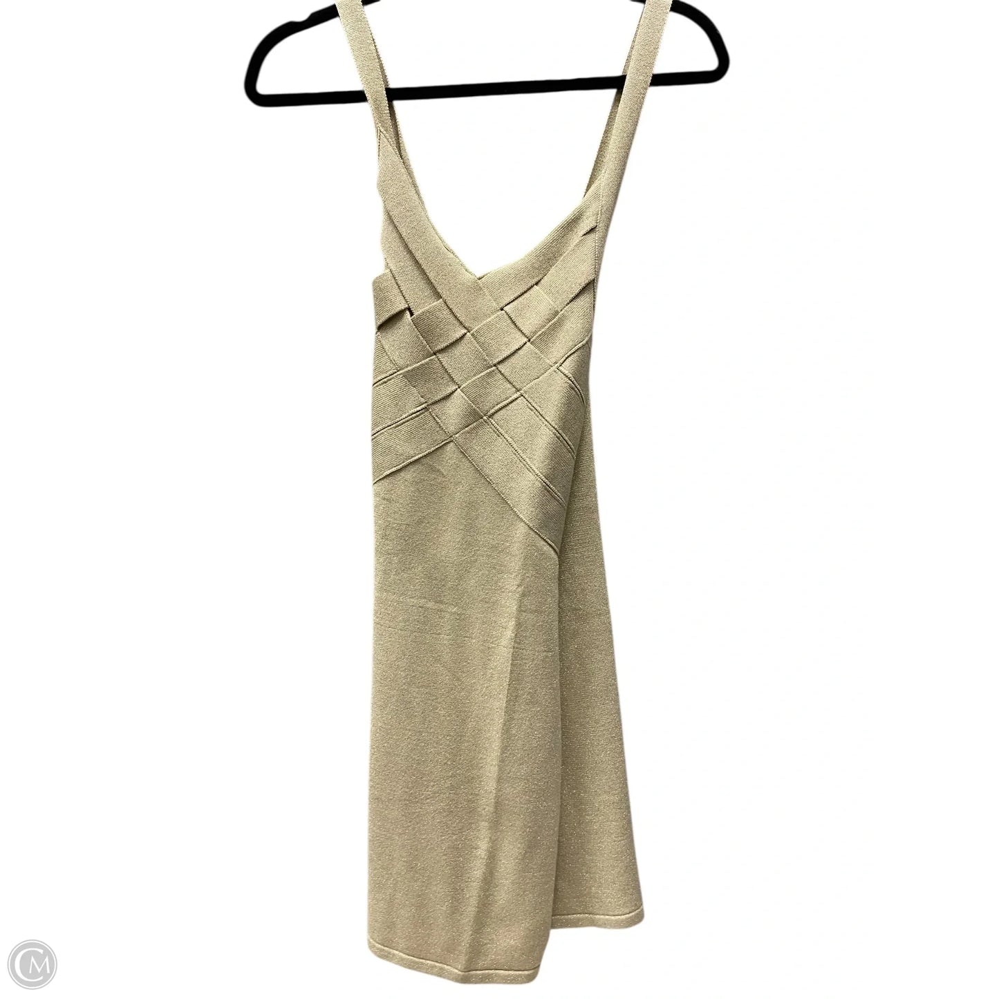 Dress Party Short By Charlotte Russe In Gold, Size: M