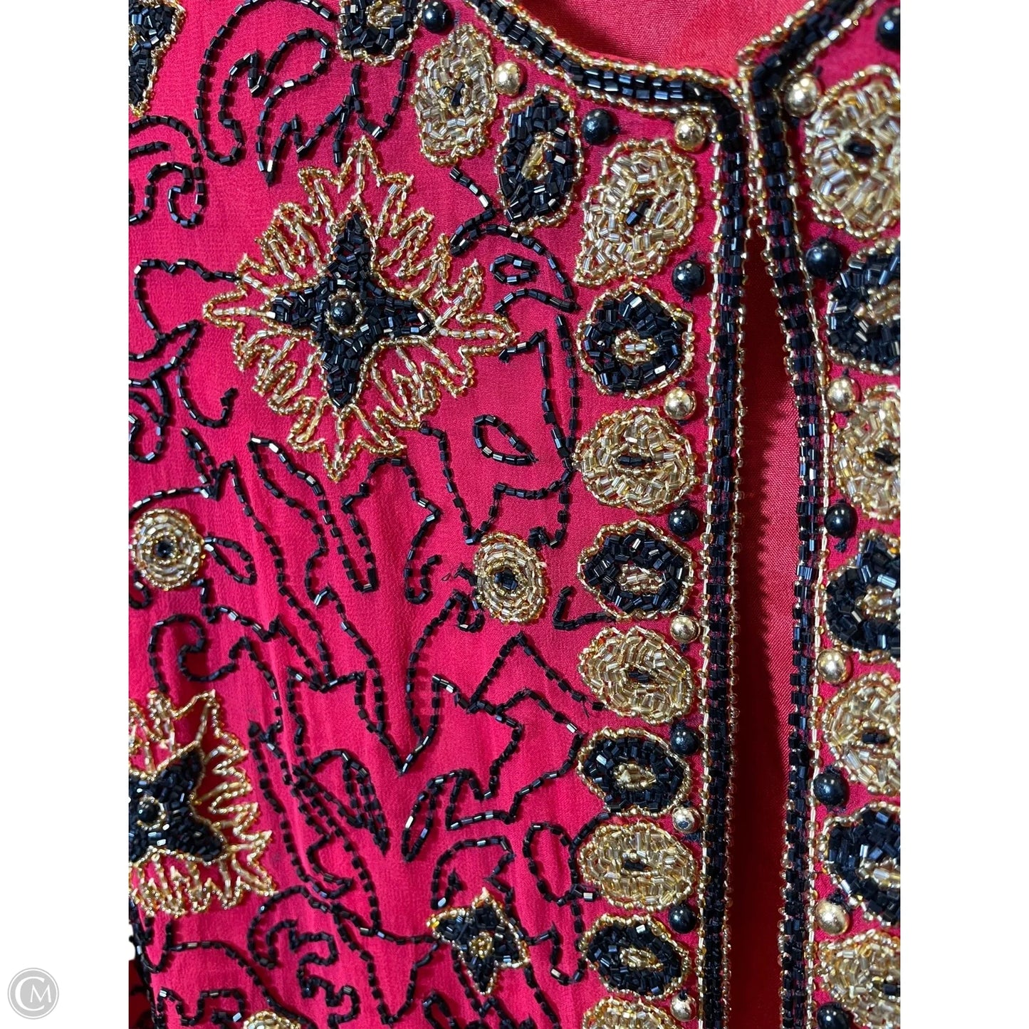 Cardigan By Adrianna Papell In Multi-colored, Size: L