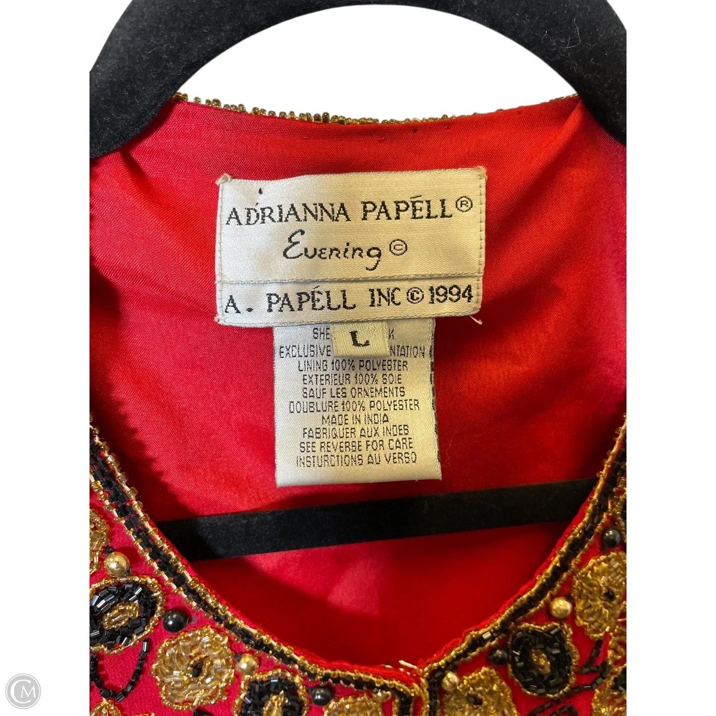Cardigan By Adrianna Papell In Multi-colored, Size: L