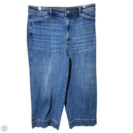 Jeans Cropped By Talbots In Blue, Size: 12
