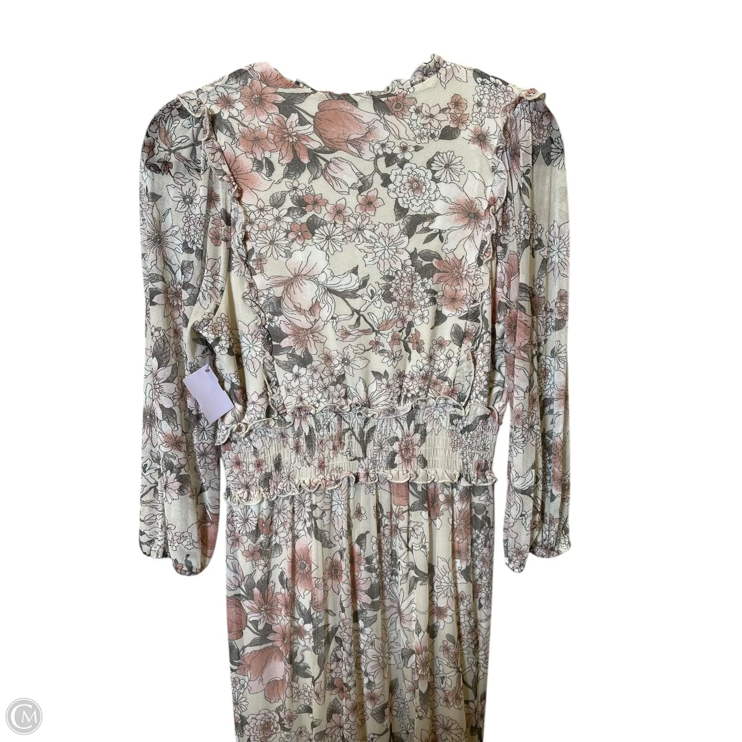 Dress Casual Maxi By Cmc In Floral Print, Size: 8
