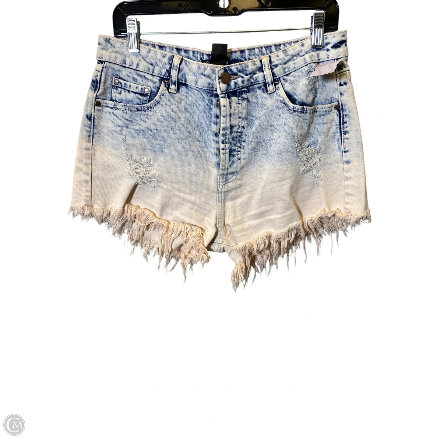 Shorts By Fashion Nova In Ombre Print, Size: Xl