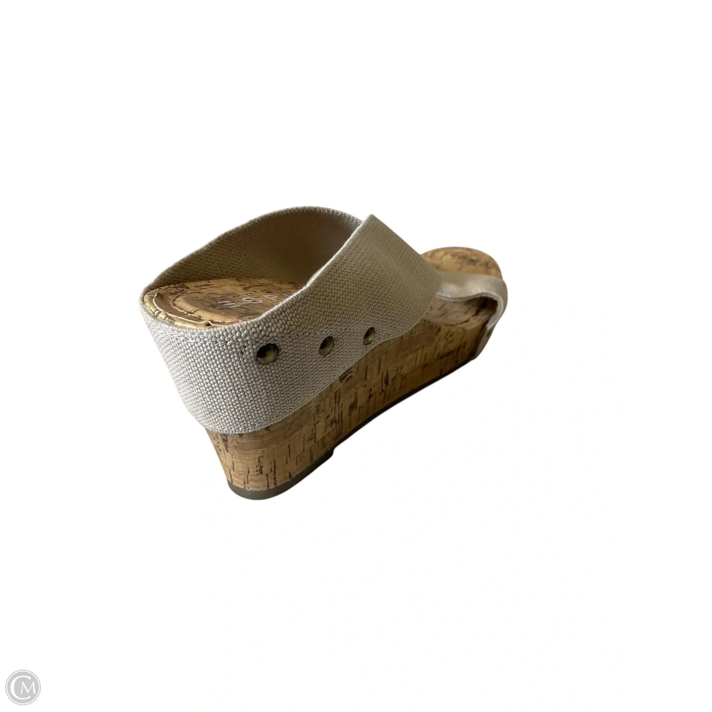 Sandals Heels Wedge By Esprit In Tan, Size: 10