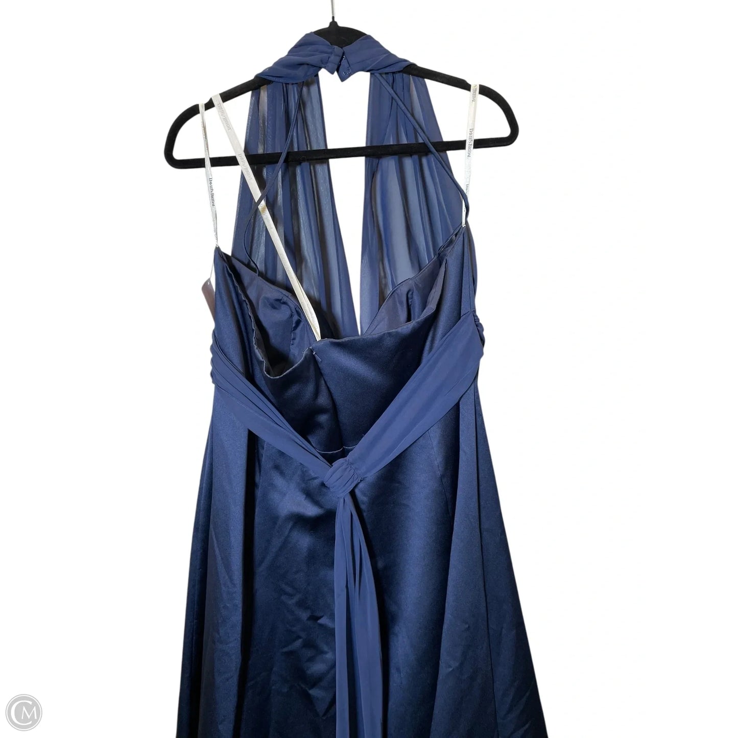 Dress Party Long By David’s Bridal In Navy, Size: 3x