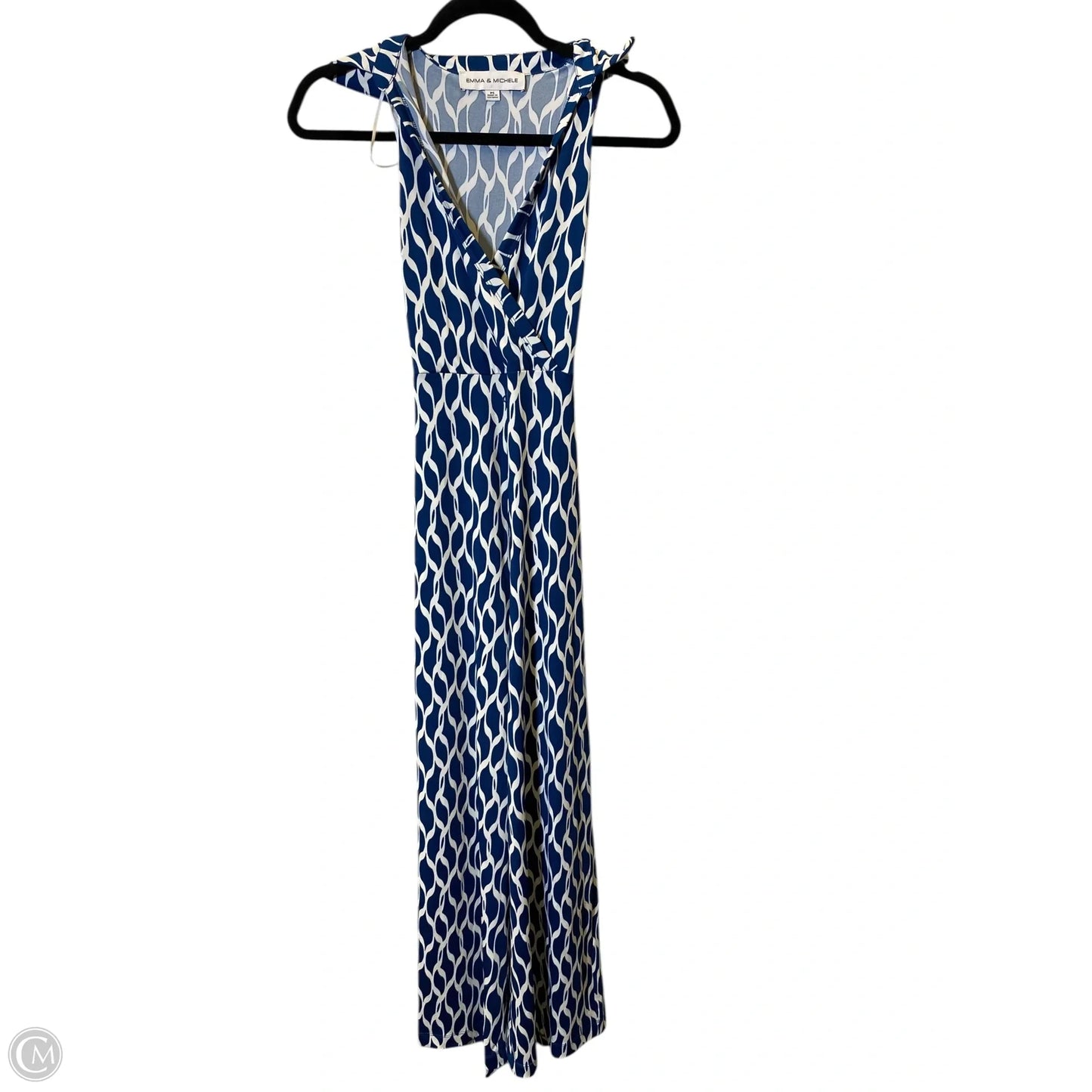 Jumpsuit By Emma And Michele In Blue & White, Size: Sp
