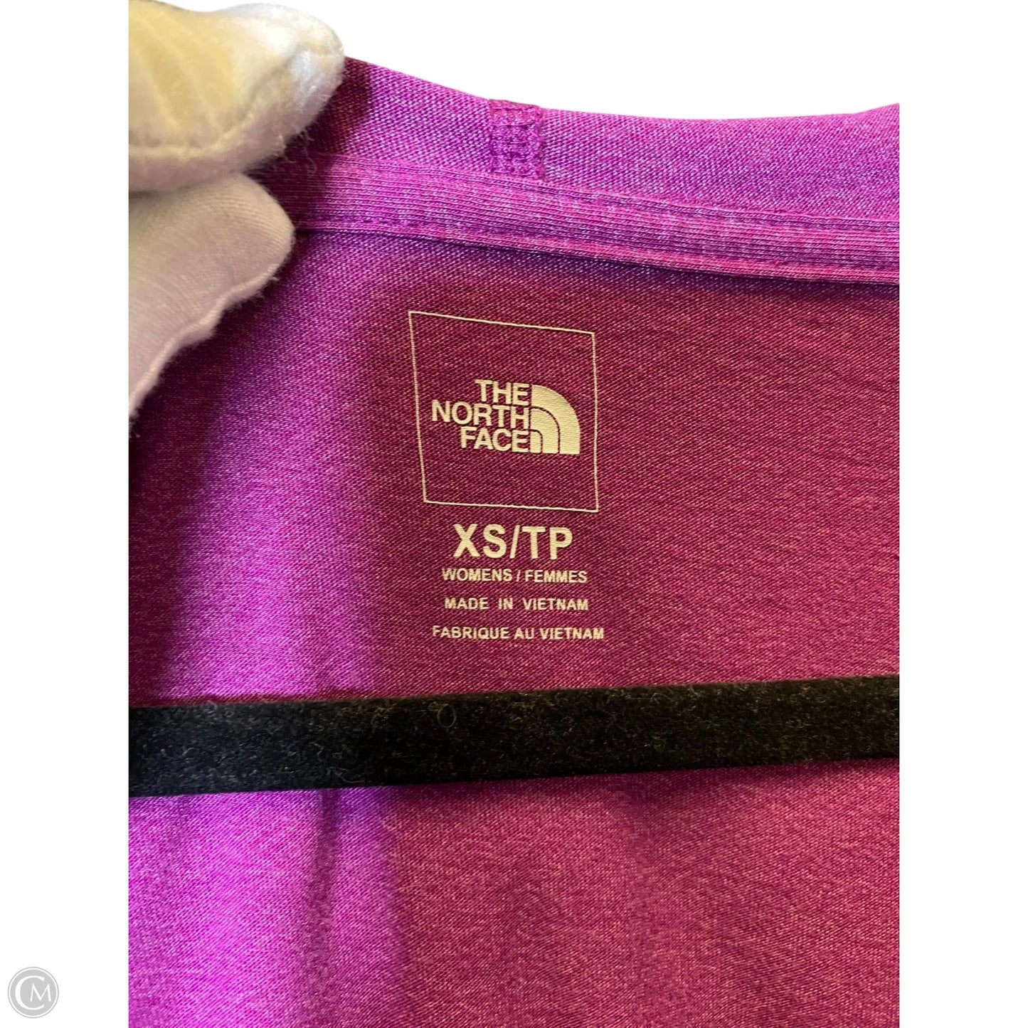 Athletic Top Short Sleeve By The North Face In Mauve, Size: Xs