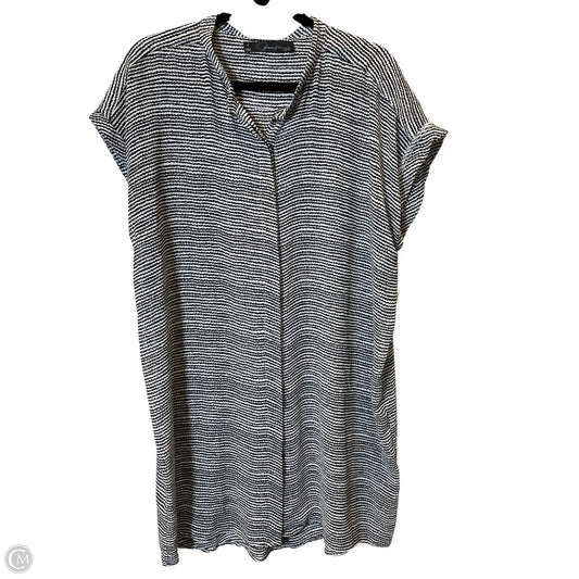 Dress Casual Midi By Cmc In Black & White, Size: L