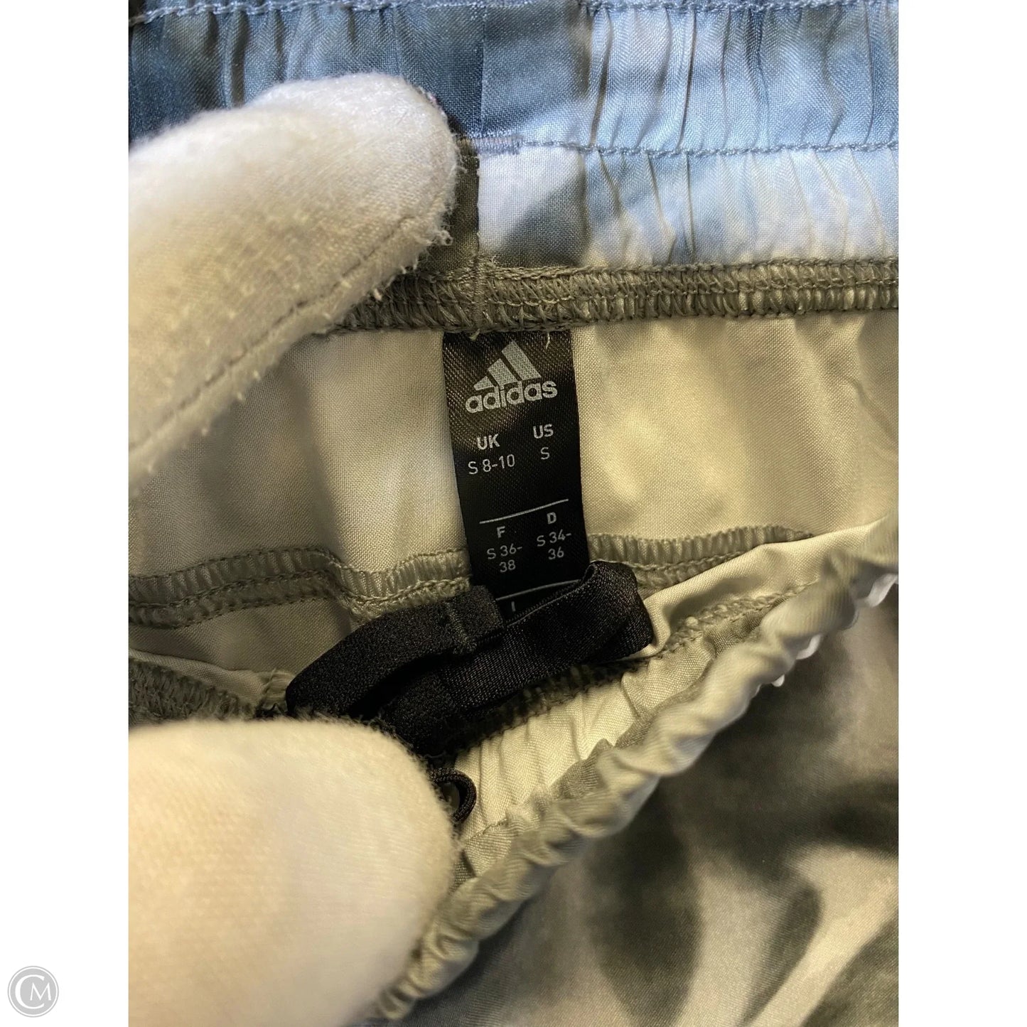 Athletic Shorts By Adidas In Grey, Size: S