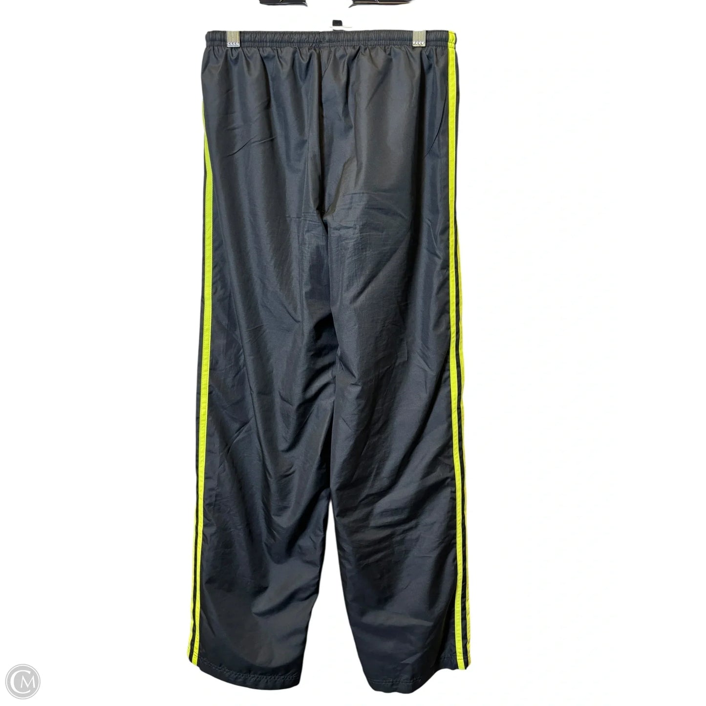 Athletic Pants By Adidas In Black & Green, Size: S
