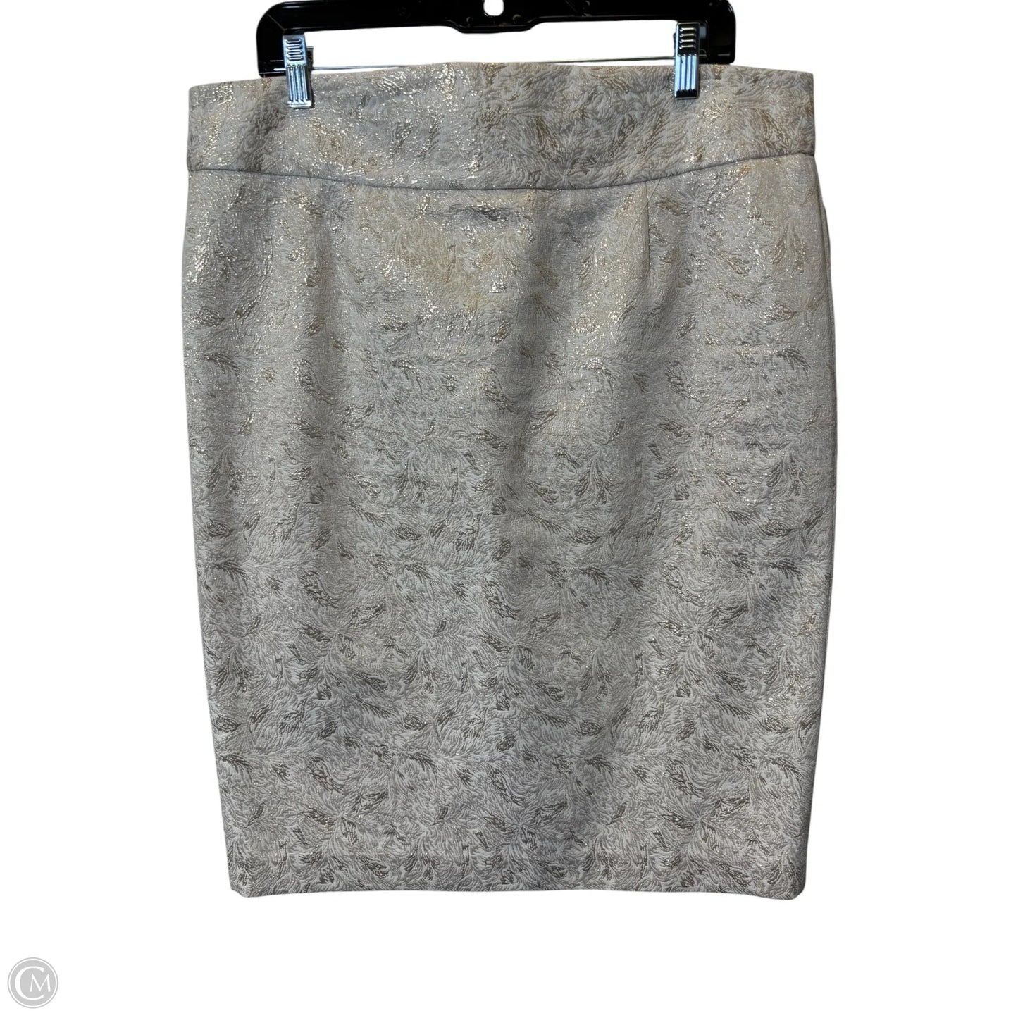 Skirt Midi By Premise In Gold & Tan, Size: 14