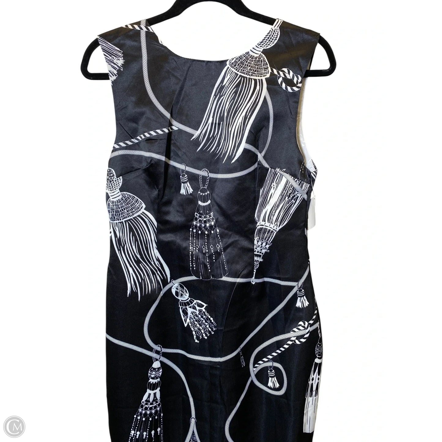 Dress Casual Maxi By Ecléct In Black & White, Size: M