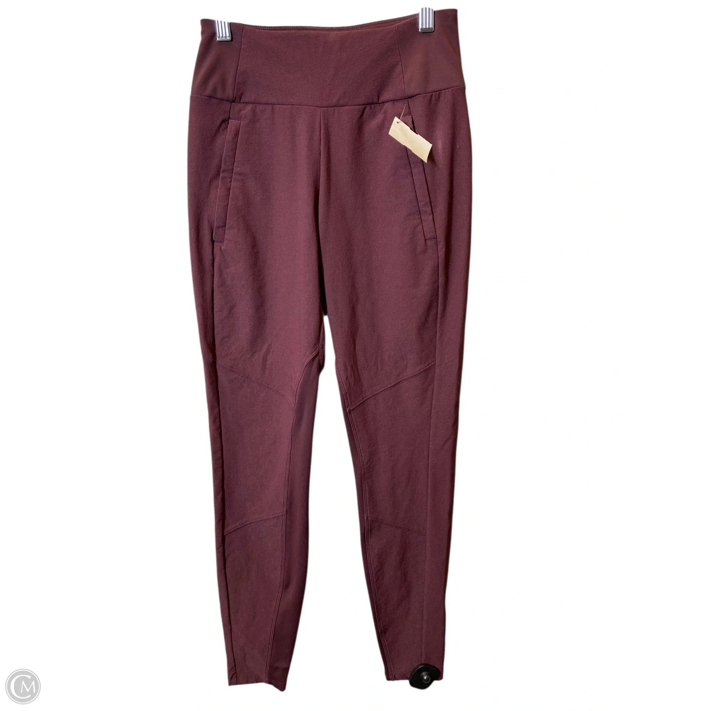 Athletic Leggings By Athleta In Maroon, Size: 2