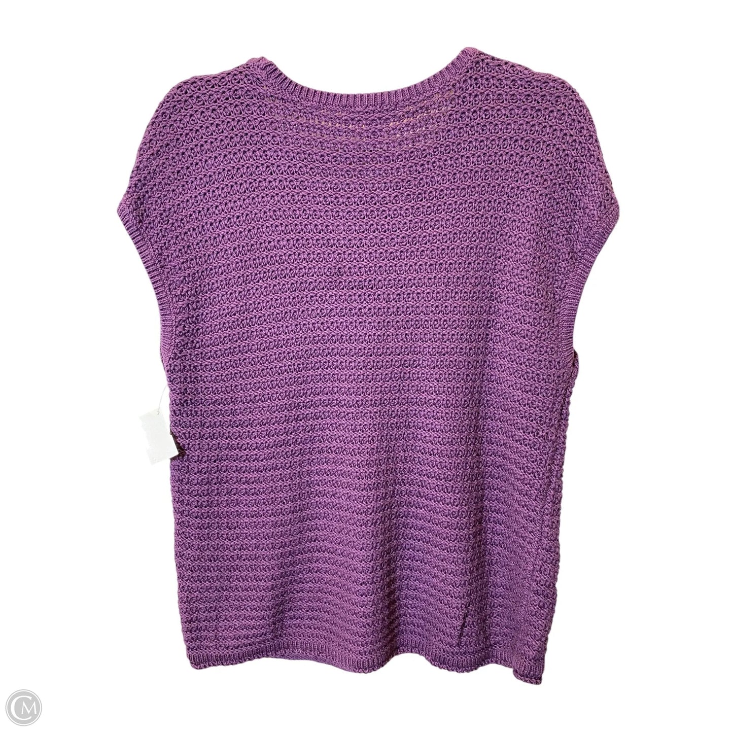 Sweater Short Sleeve By Coldwater Creek In Purple, Size: Xl