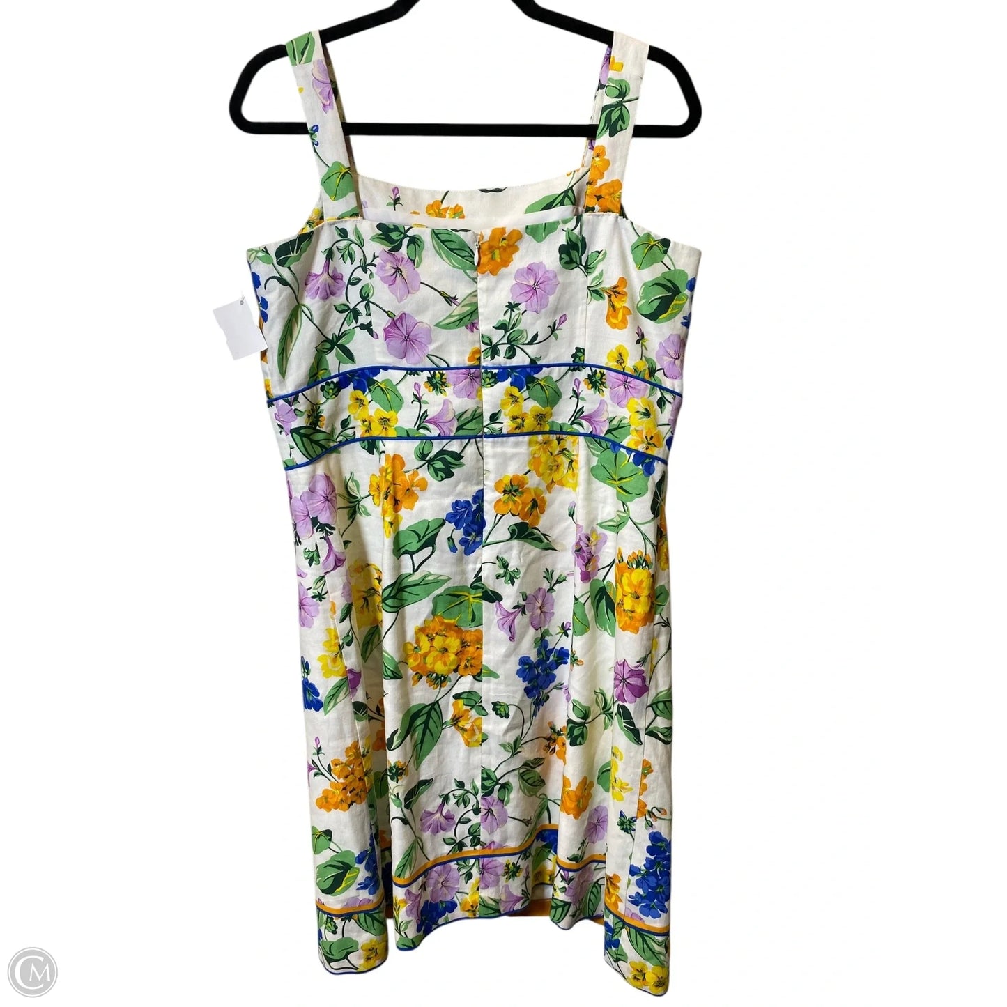 Dress Casual Midi By Ann Taylor In Floral Print, Size: 12