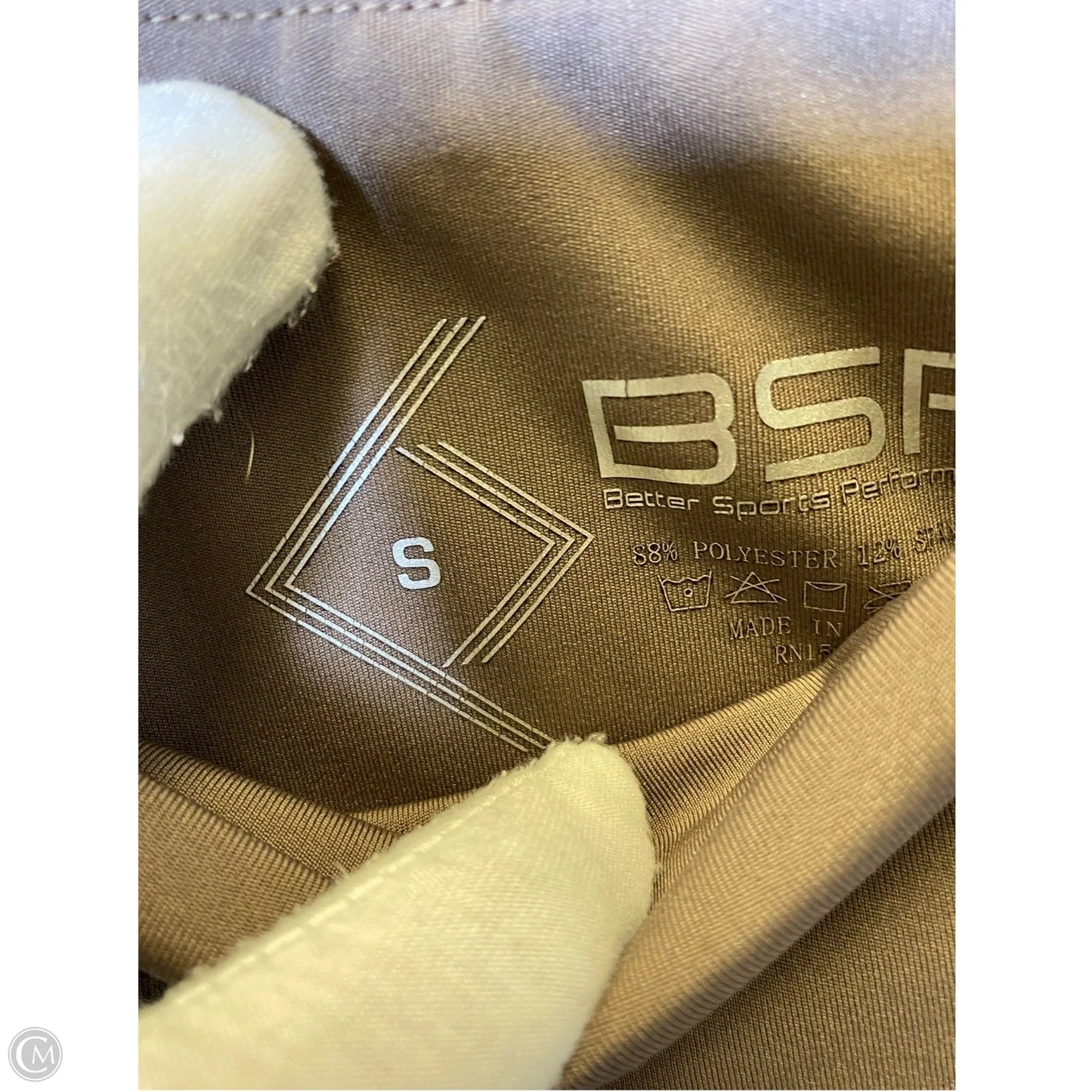 Athletic Leggings By Cmc In Brown, Size: S