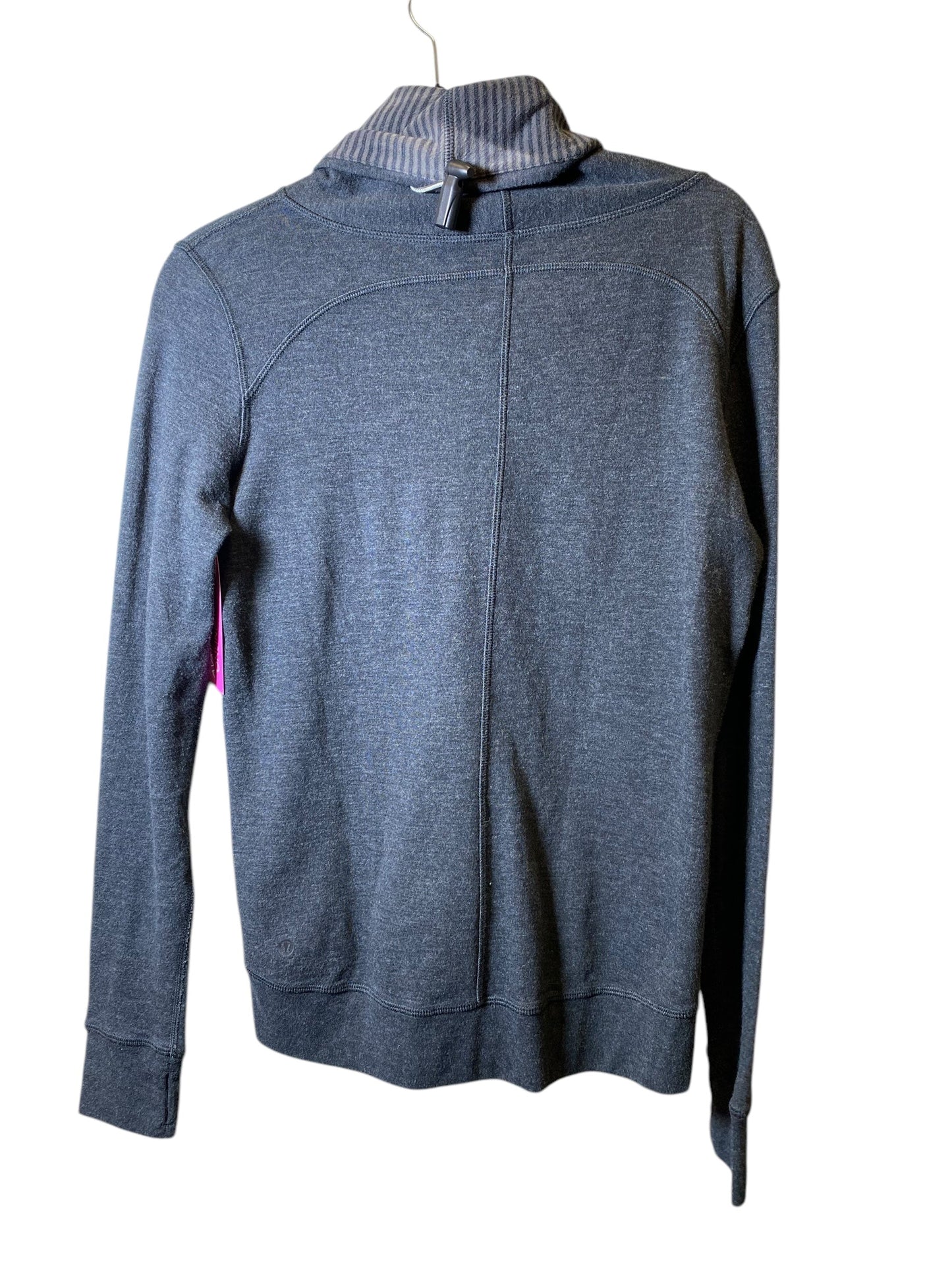 Athletic Sweatshirt Collar By Lululemon In Grey, Size: S