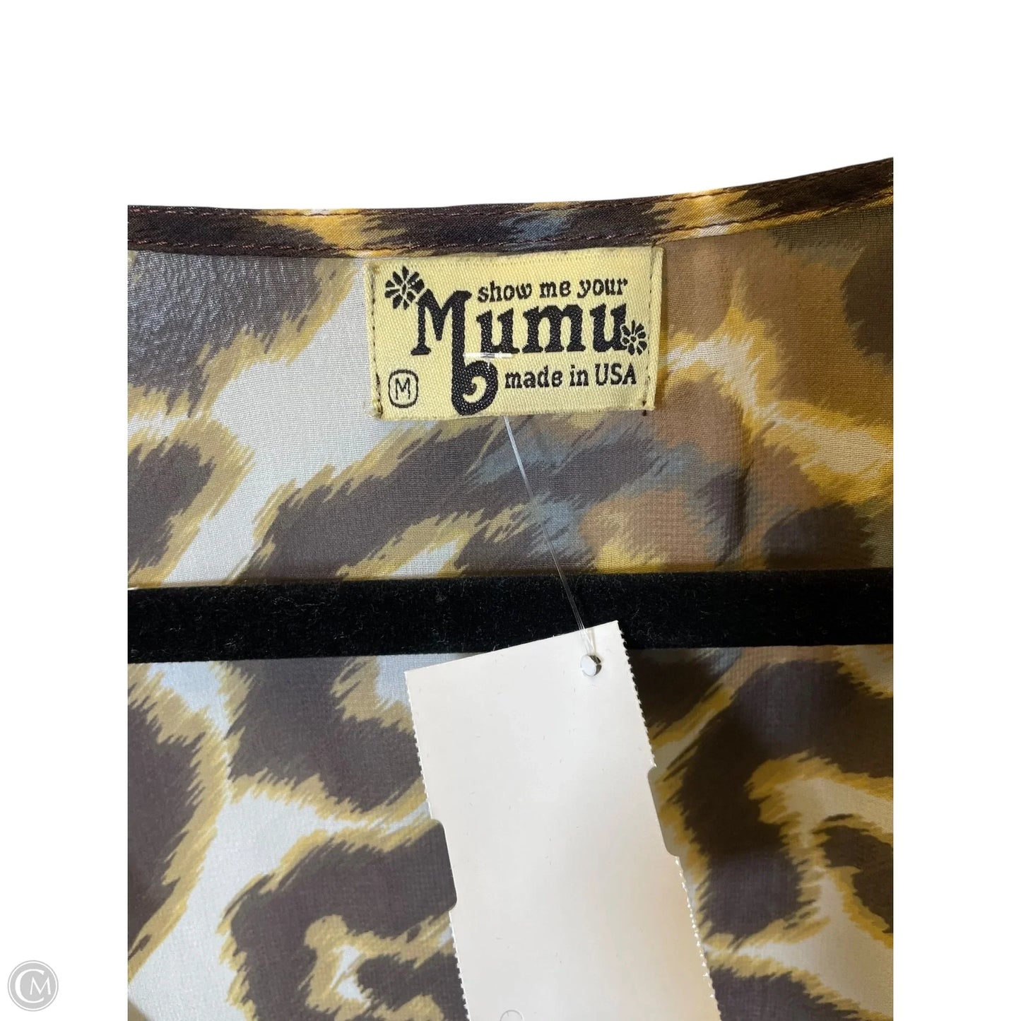Top Short Sleeve By Show Me Your Mumu In Animal Print, Size: M