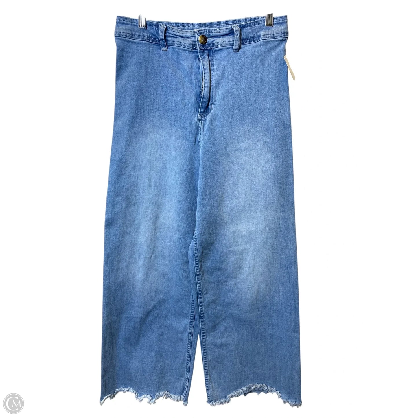 Jeans Wide Leg By Billabong In Blue Denim, Size: 12