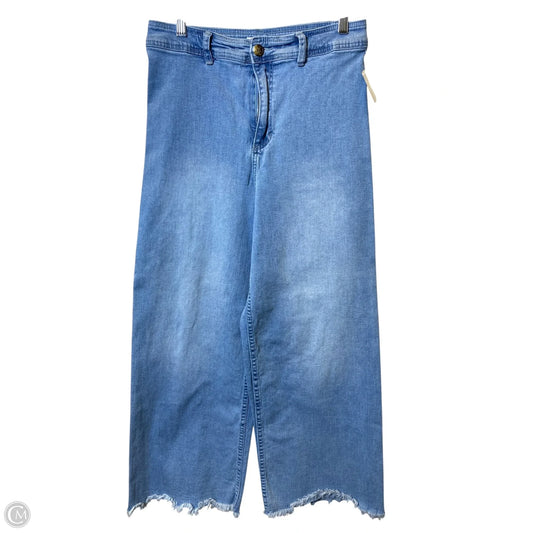 Jeans Wide Leg By Billabong In Blue Denim, Size: 12