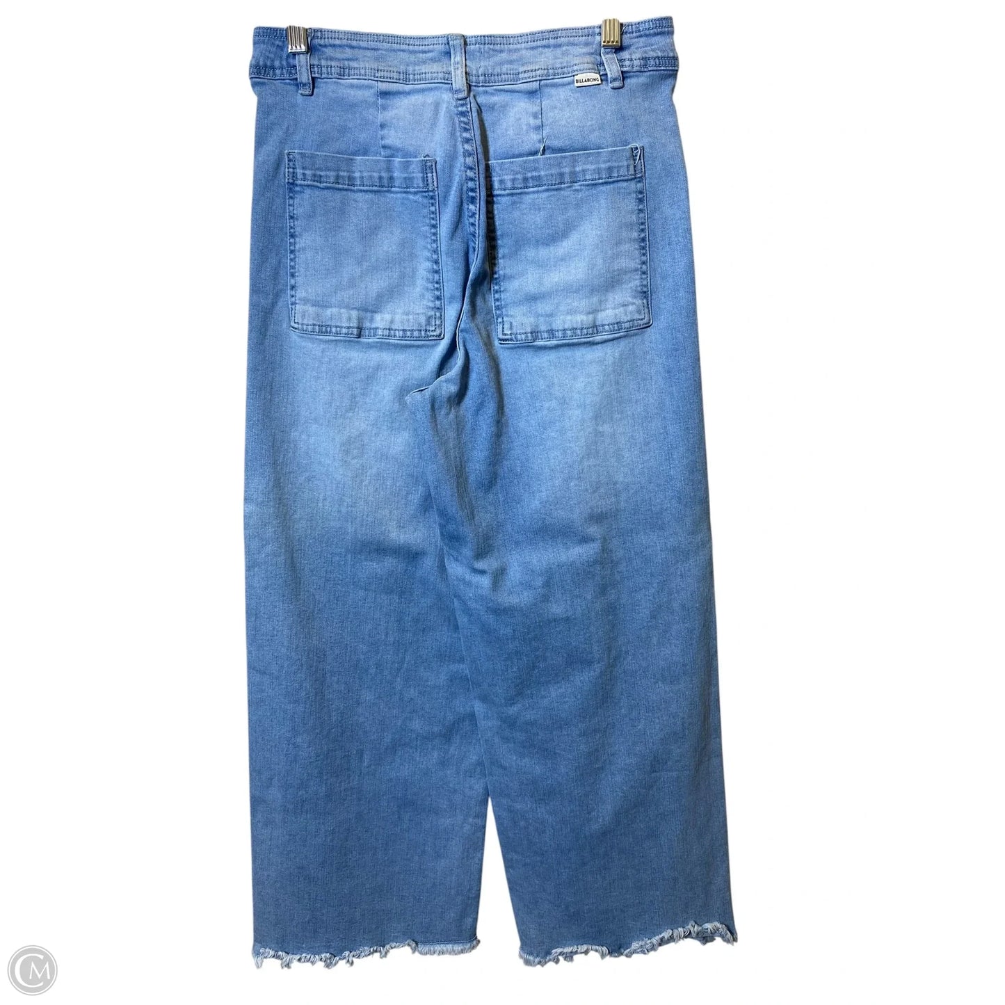 Jeans Wide Leg By Billabong In Blue Denim, Size: 12