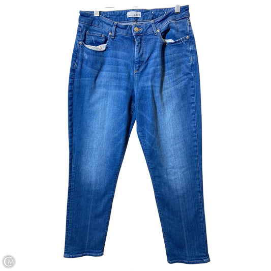 Jeans Skinny By Loft In Blue Denim, Size: 8