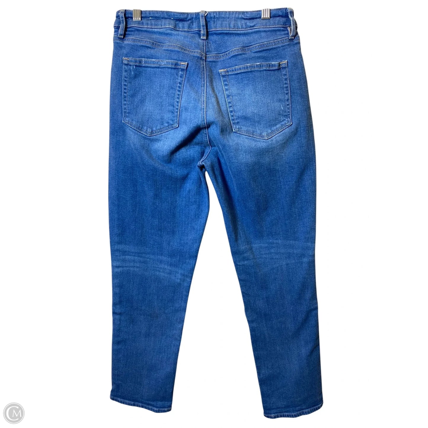 Jeans Skinny By Loft In Blue Denim, Size: 8