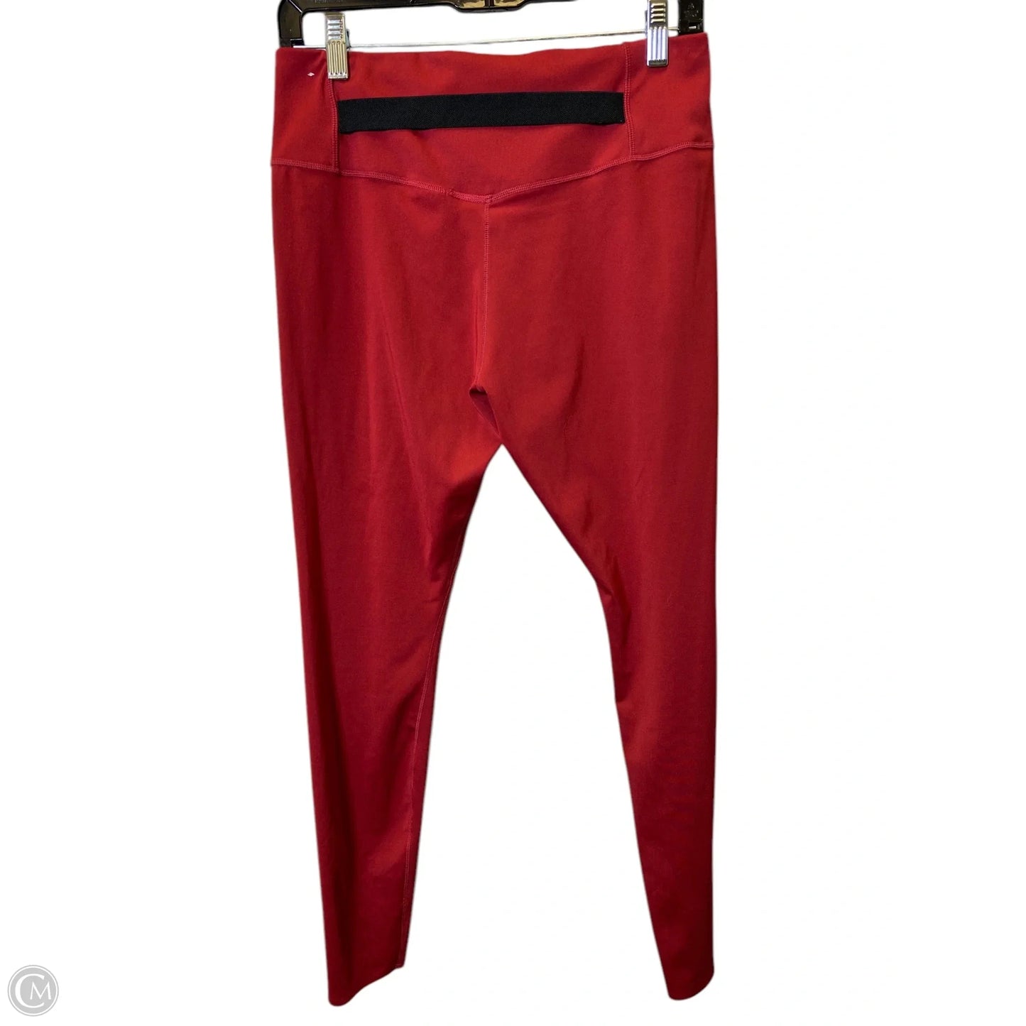Athletic Leggings By Nike In Red, Size: L