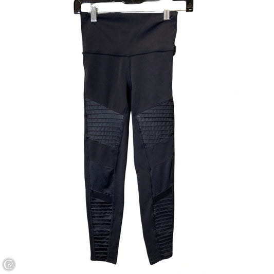 Athletic Leggings By Alo In Black, Size: XS